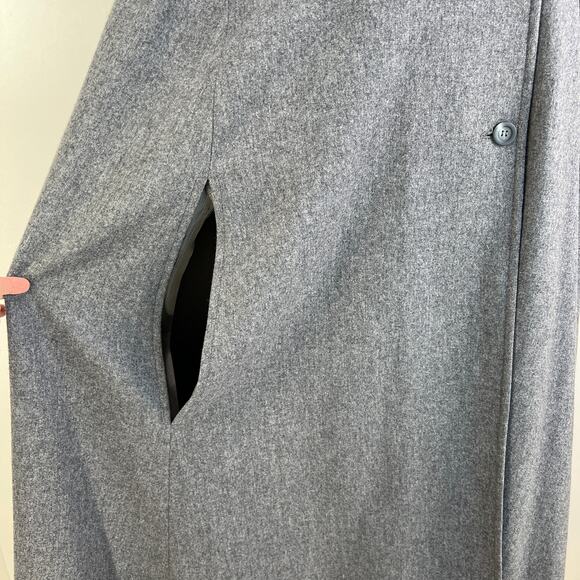 Pendleton Wool Gray Cape Vintage Full Length Maxi - Picture 5 of 13